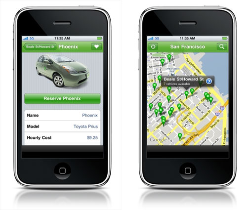 zipcar-iphone-aplikace