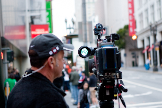 TV crew at the iPhone 4 launch
