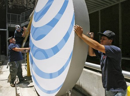AT&T sign