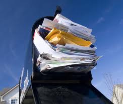 overstuffed mailbox
