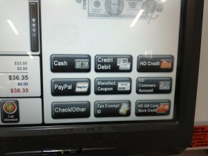 Selecting payment method