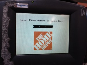 Entering phone number