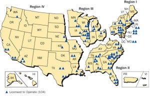 NRC_regions_and_plant_locations_2008