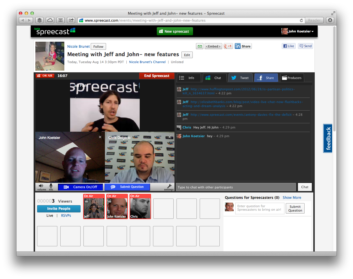 spreecast