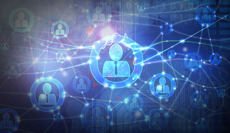 Business network, conceptual image