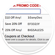 coupons at checkout codes