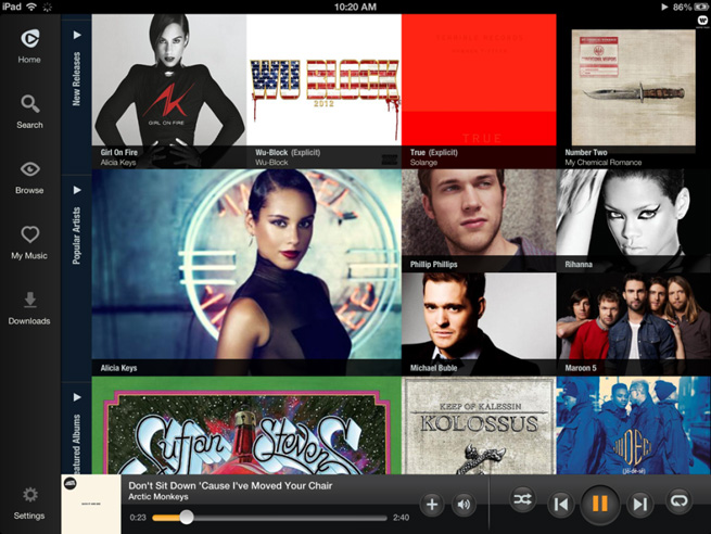 Rhapsody-iPad