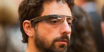 Augmented reality geek catches Sergey Brin on the NY subway — wearing Google Glass