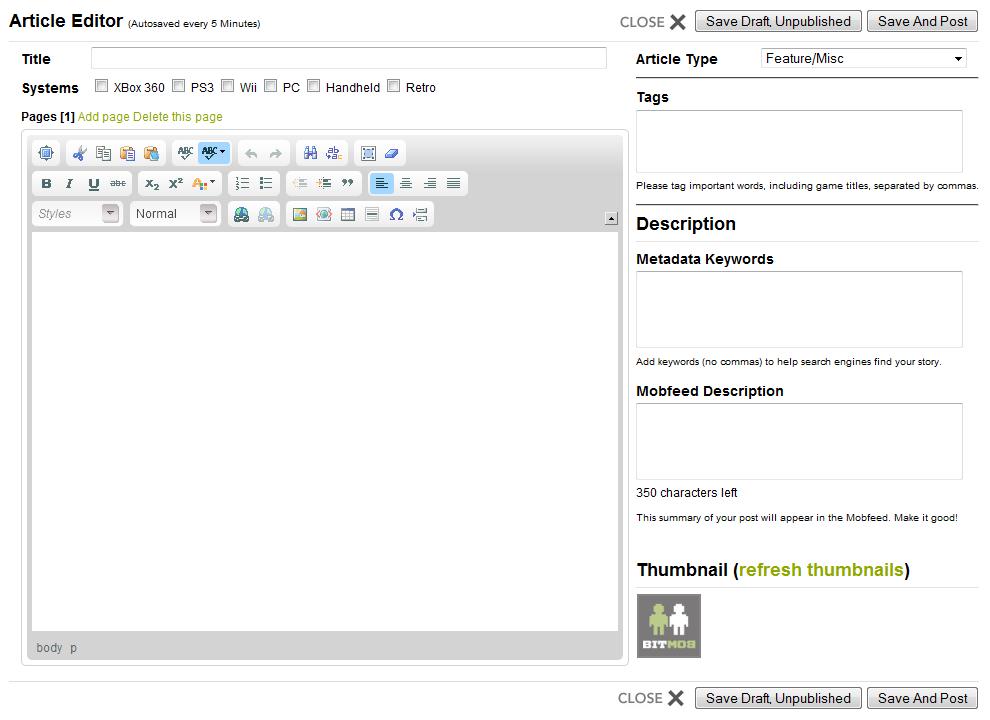 Article Editor
