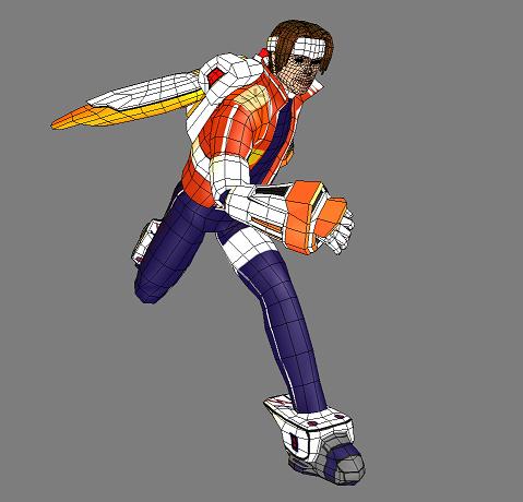 Burning Rangers Wireframe