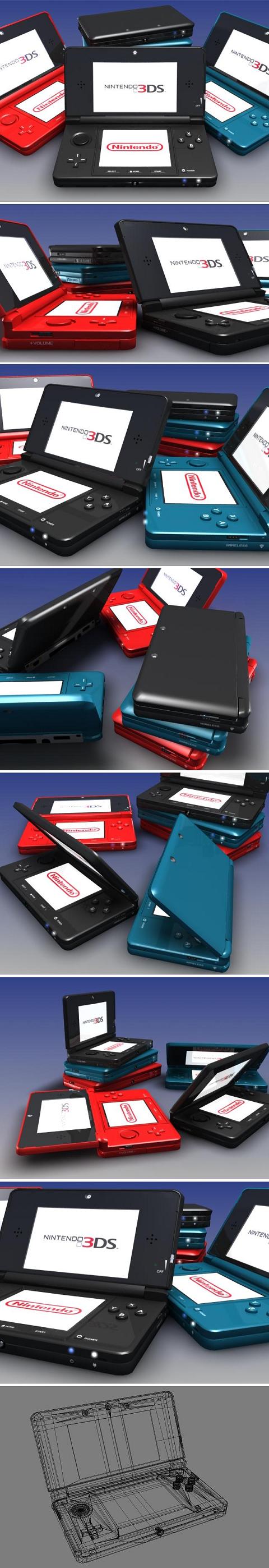 3D Model of Nintendo 3DS by Jan