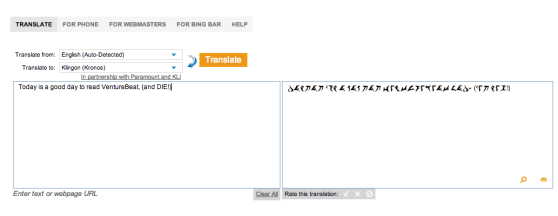 Klingon Translation
