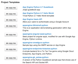 Plenty of projects to copy and test