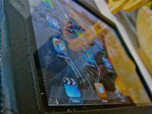 Smashed iPad
