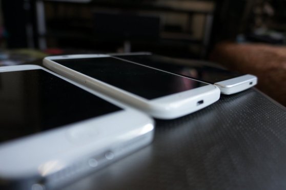 iPhone 5, Moto X, and HTC ONe