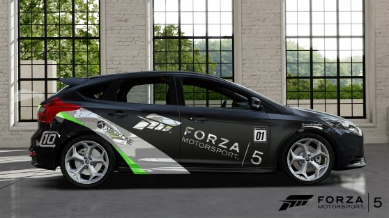 The 2013 Ford Focus ST is exclusive to Forza 5 Day One Edition.