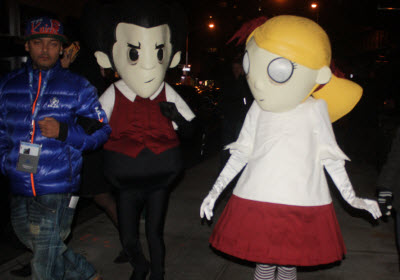 Sony characters at PS 4 launch.
