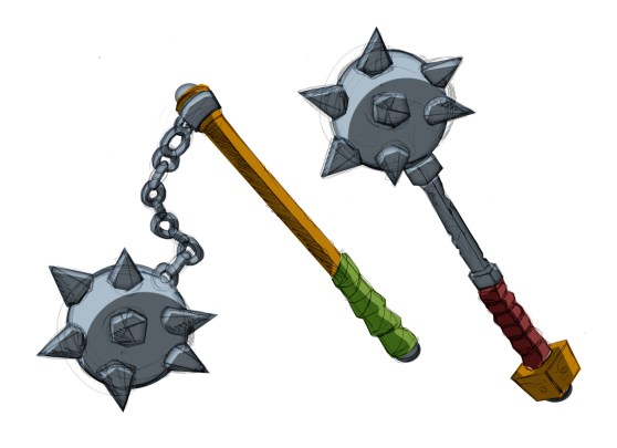 Bodycheck mace concept art