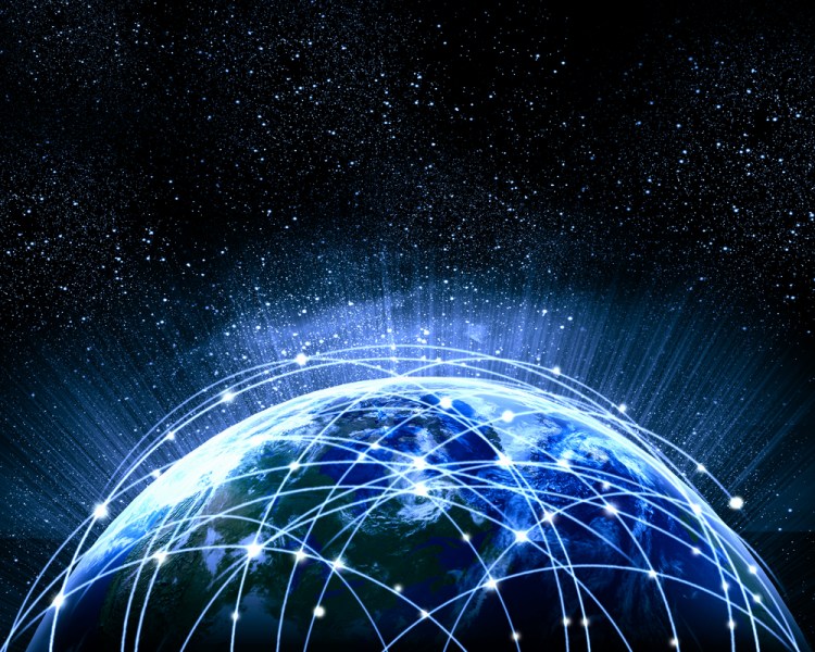 The Internet globe