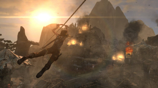 Tomb Raider: Definitive Edition graphics Tomb Raider: Definitive Edition takes advantage of the next-generation consoles' 3D capabilities.