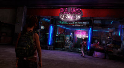 Raja's arcade in The Last of Us: Left Behind Raja's arcade in The Last of Us: Left Behind