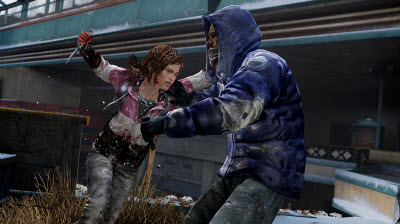 Ellie wields a knife in The Last of Us: Left Behind Ellie wields a knife in The Last of Us: Left Behind