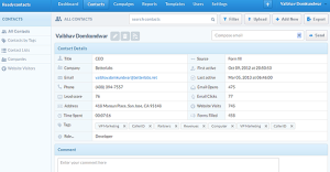 Nurture contact management