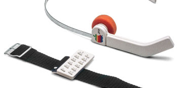 Here is Apple's first attempt at a smartwatch … back in the '80s