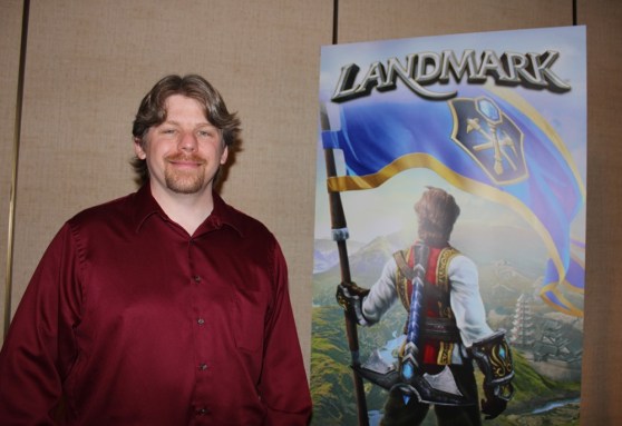 Terry Michaels, game designer for Landmark