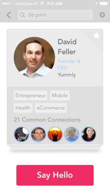 Web Summit developers built a networking app for the conference.
