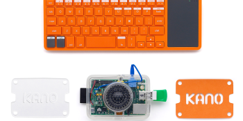 My kids took on Kano, the tiny single-board computer that teaches coding