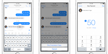 Facebook rolls out Messenger payments in NYC, adds new features