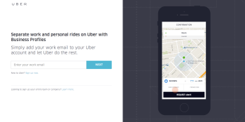 Uber’s latest feature helps you pass the cost of your ride to your employer
