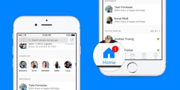 Facebook Messenger’s new home section shows you birthdays, favorites, and who’s online
