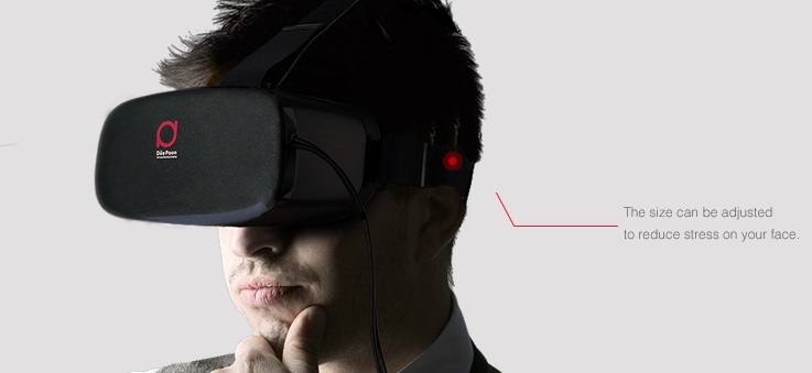 The DeePoon headset is advertised as being specially designed for Asian features