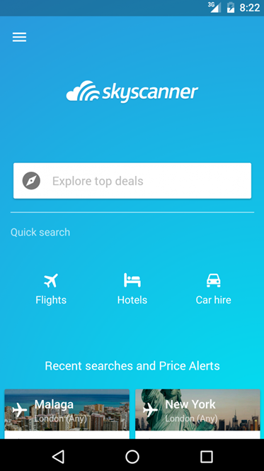 Skyscanner: All-in-one