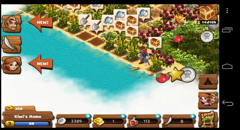 One of Kiwi's games