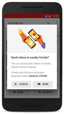 YouTube Go: Share