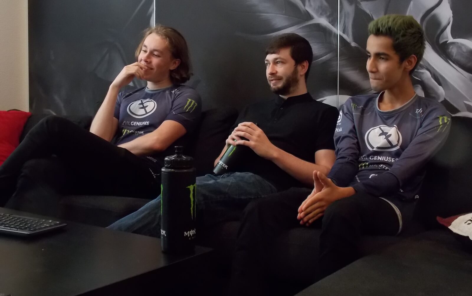 From left to right: Ludwig “zai” Wåhlberg, Clinton “Fear” Loomis, and Sumail “Suma1L” Hassan.