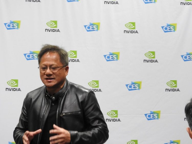 Jensen Huang, CEO of Nvidai, at CES 2017.