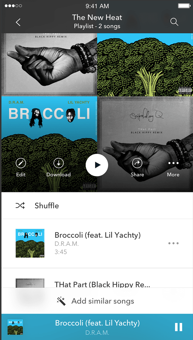 Pandora Premium: Add Similar Songs