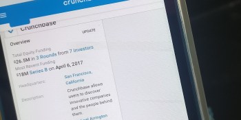 Business database Crunchbase raises $18 million and launches new enterprise product