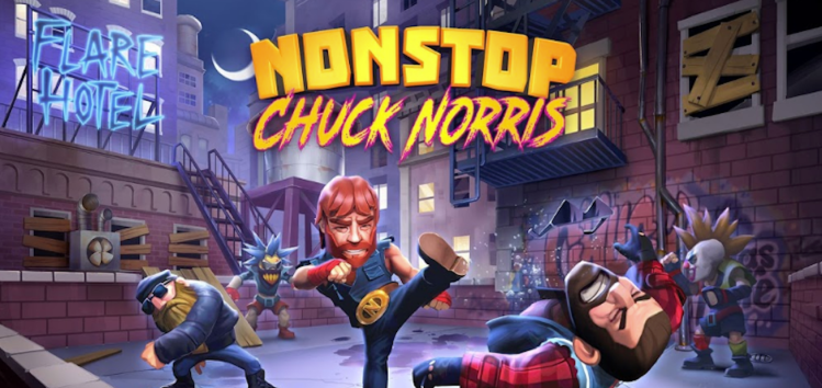 This image shows the Nonstop Chuck Norris bot which is available on Kik.