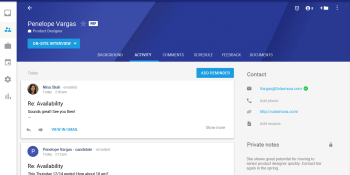 Google launches Hire, a recruitment app that integrates with Gmail and other G Suite services