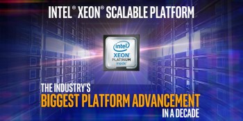 Intel Xeon Scalable processors are 1.65X faster than previous server chips