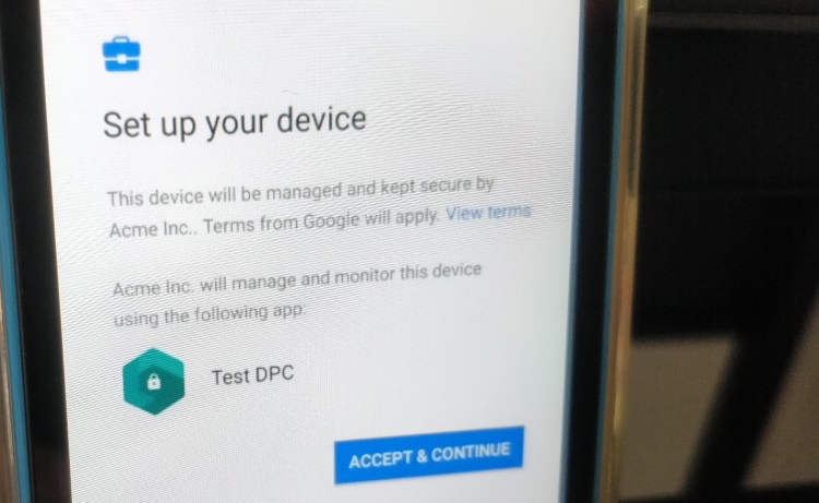 Google: Zero-touch