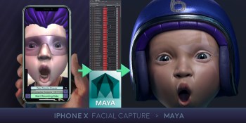 iPhone X can use Maya for quick, affordable, and easy facial capture