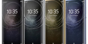 These are the Sony Xperia XA2, XA2 Ultra, and L2