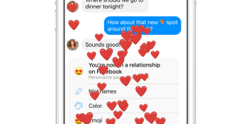 Facebook Messenger to give couples special status starting on Valentine’s Day
