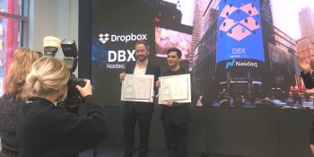 Dropbox opens trading at $29, up 38% on IPO price